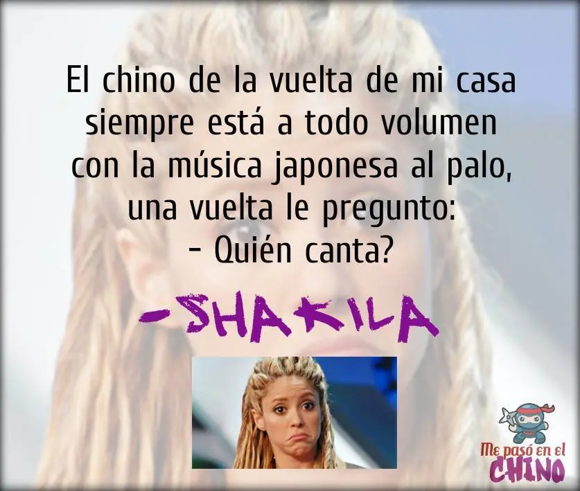 Me pasó en un chino