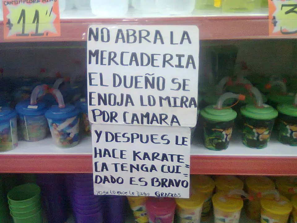 Me pasó en un chino