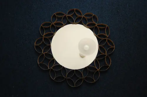 Arte con tubos de papel higienico
