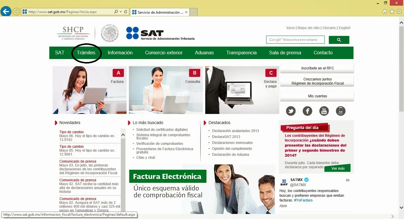 Instalación del SAT (México) y primer factura en WINDOWS 8