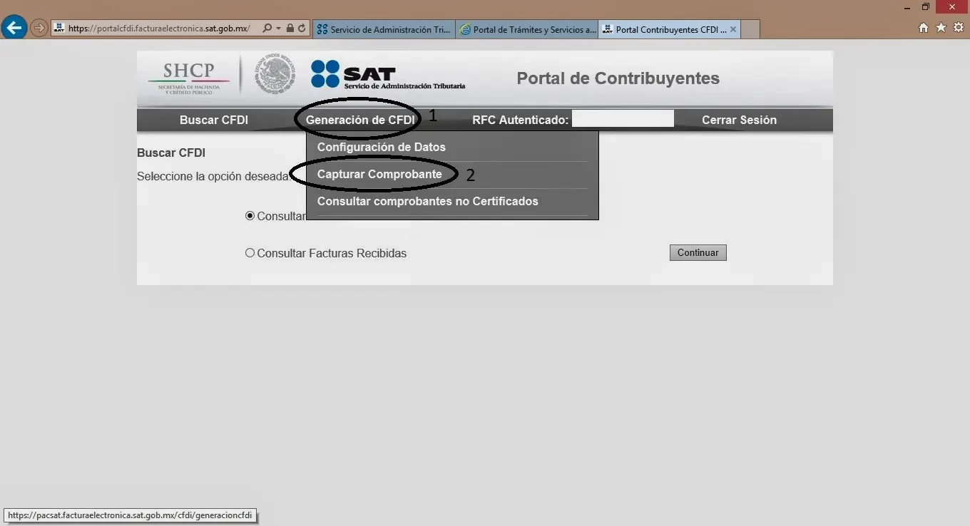 Instalación del SAT (México) y primer factura en WINDOWS 8