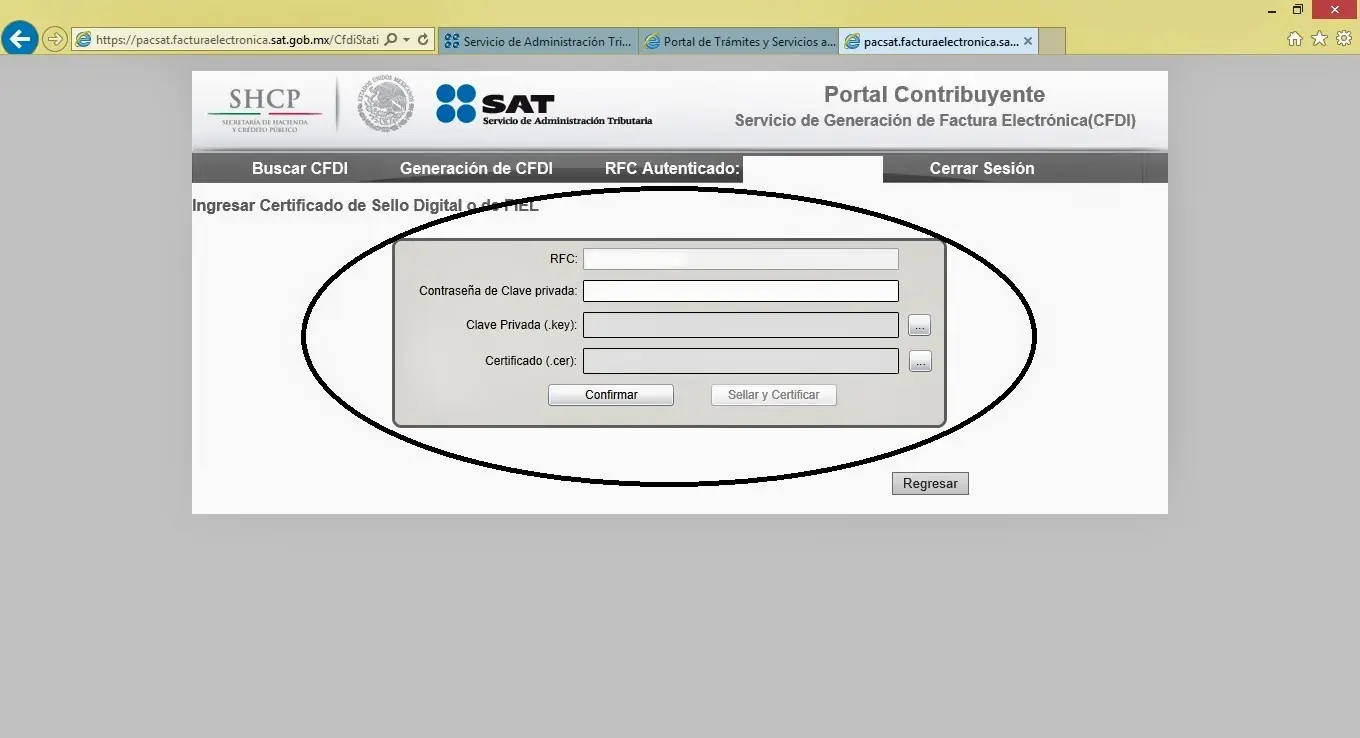 Instalación del SAT (México) y primer factura en WINDOWS 8