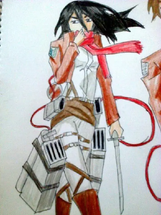 Mi dibujo de Shingeki No Kyojin
