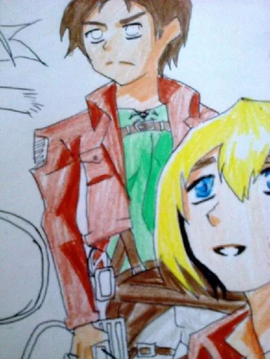 Mi dibujo de Shingeki No Kyojin