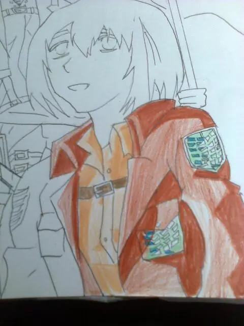 Mi dibujo de Shingeki No Kyojin