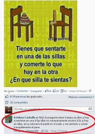 Cuando un comentario tiene tantos likes es por algo