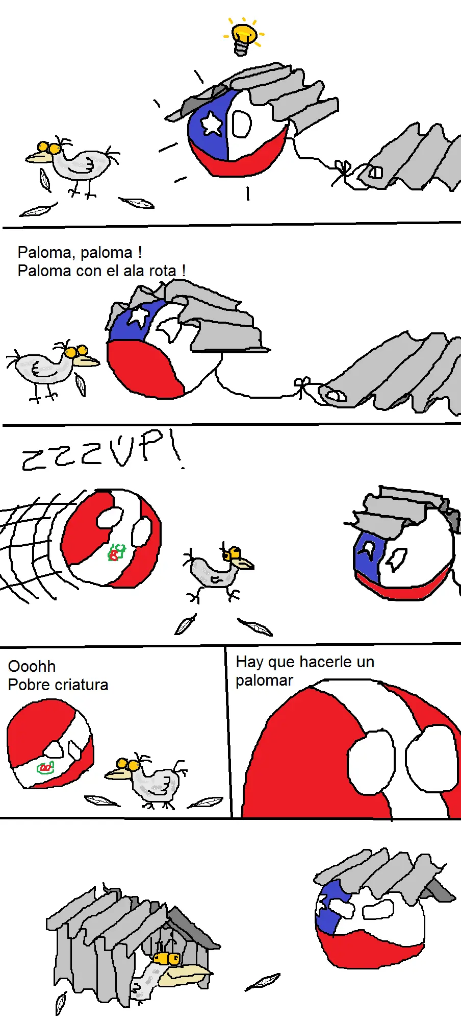 Perú, palomas... cosas de esas