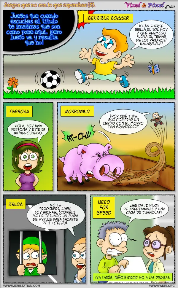 Humor Gamer, Vixel & Poxel