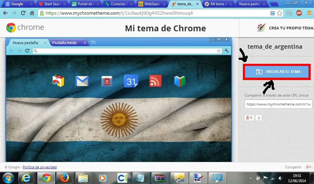 argentiniza tus navegadores