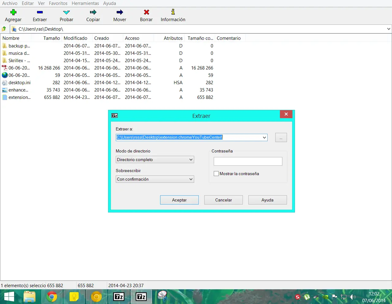Instalar extensiones de terceros en chrome 7/6/2014