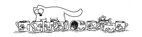 Entra y ríe con este gato.