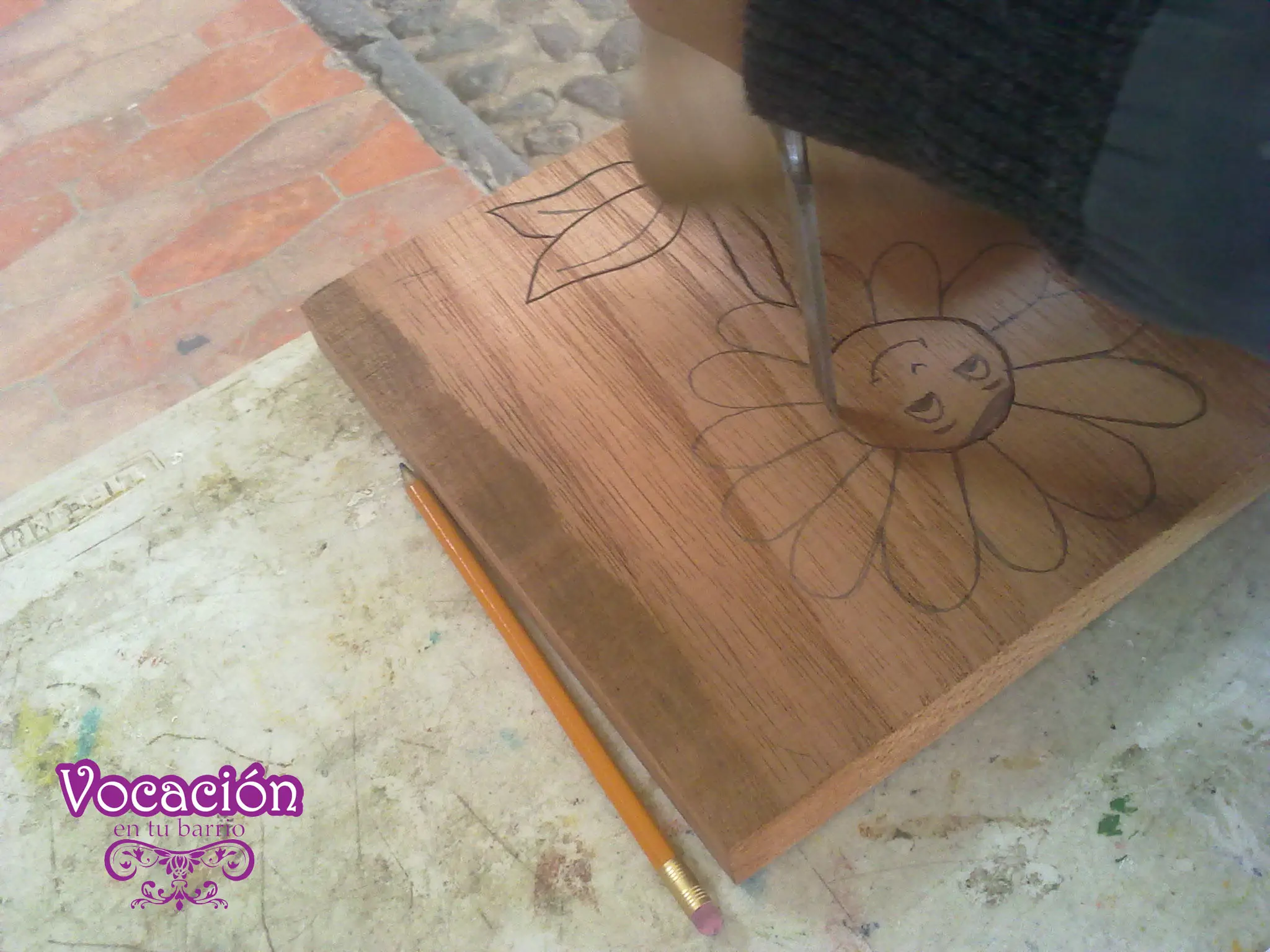 talla en madera (trabajo de mis alumnos)