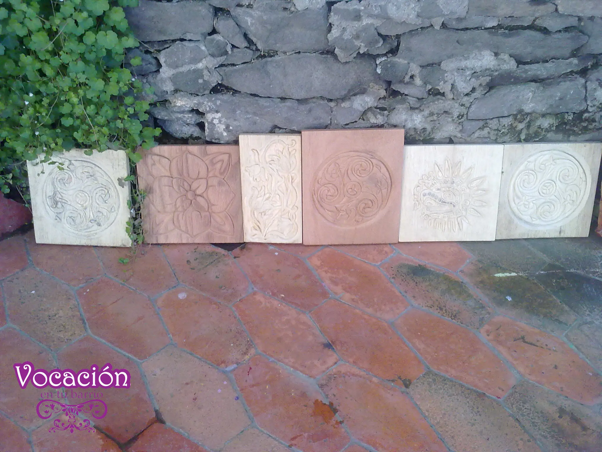 talla en madera (trabajo de mis alumnos)