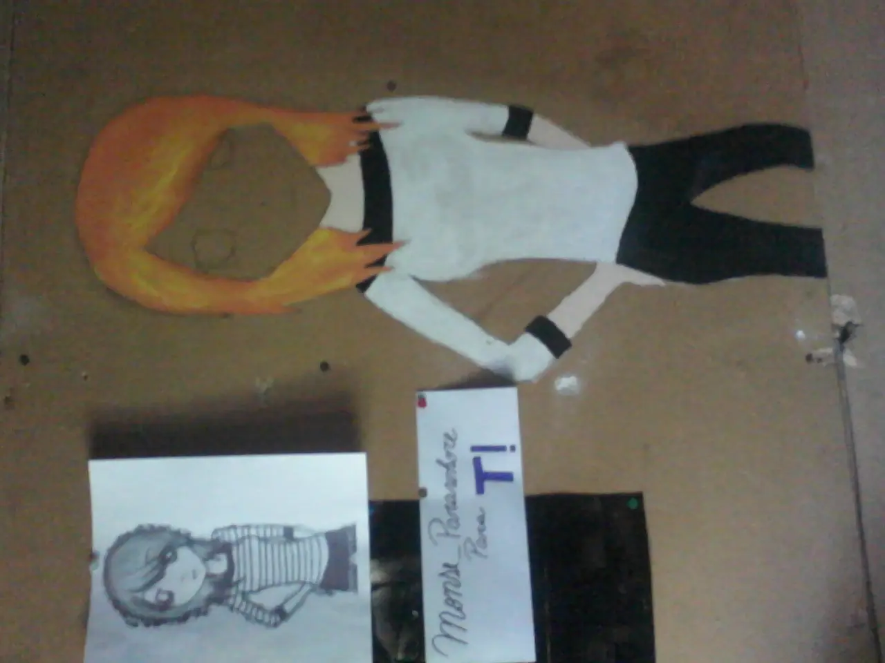 Dibujé a Hayley Williams en mi pared y te lo muestro