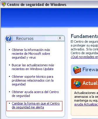 Desactivar mensaje de alerta de seguridad en Windows