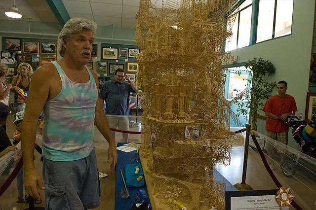 Ciudad hecha con palillos