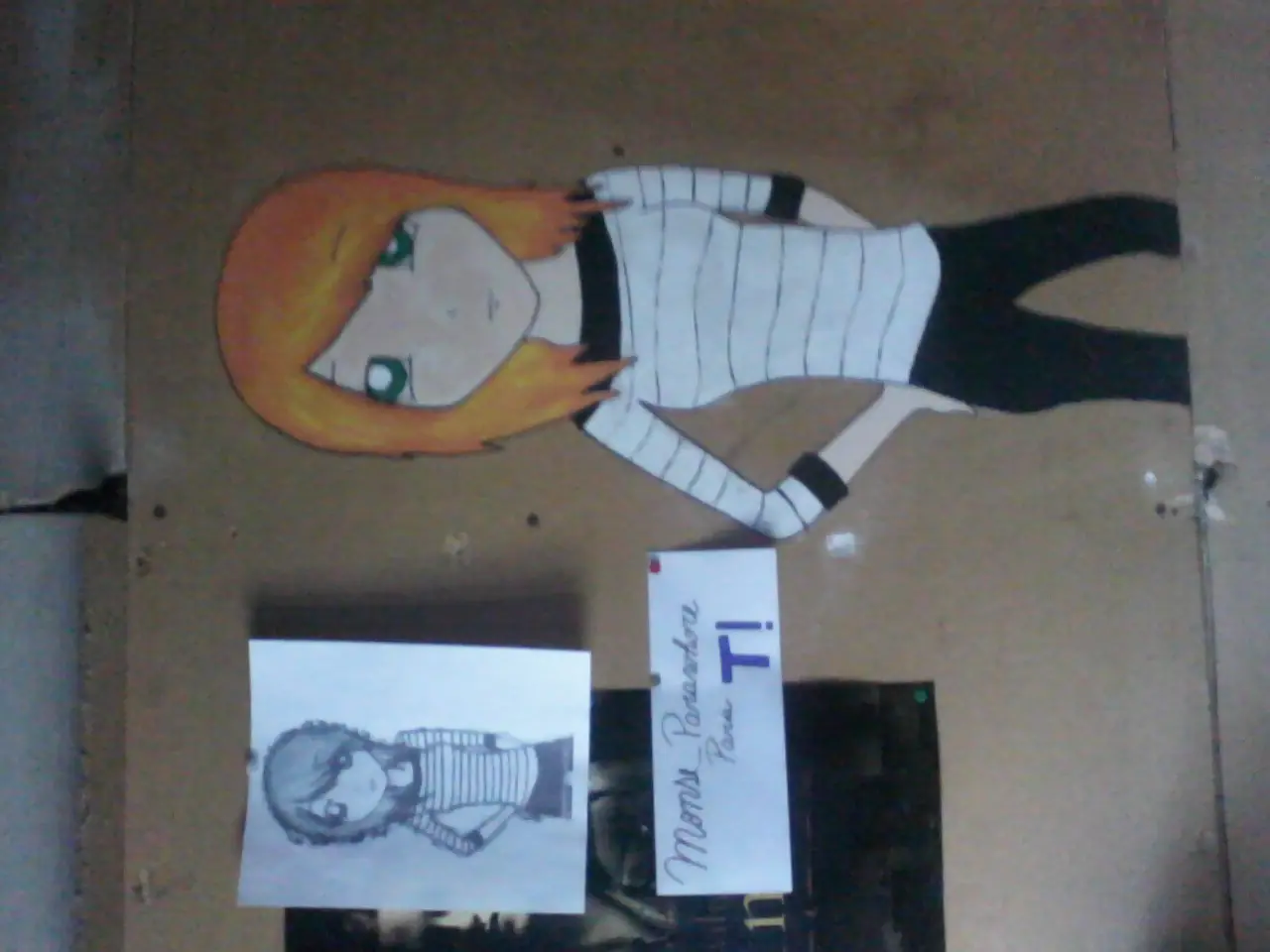 Dibujé a Hayley Williams en mi pared y te lo muestro