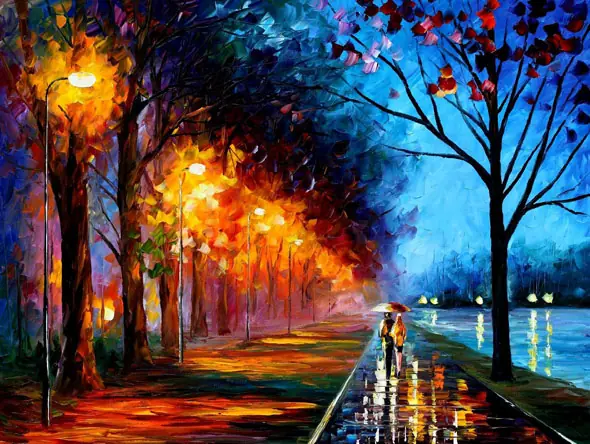 Pinturas con espatula
