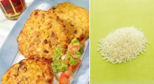 Originales hamburguesas de arroz y muy facil