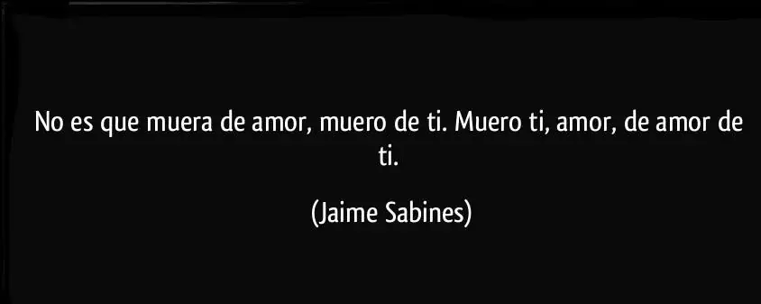 Jaime Sabines pequeño homenaje