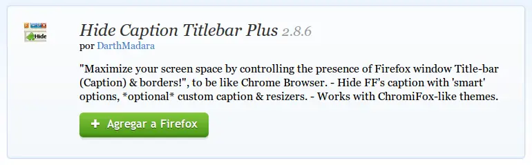 Firefox como Chrome