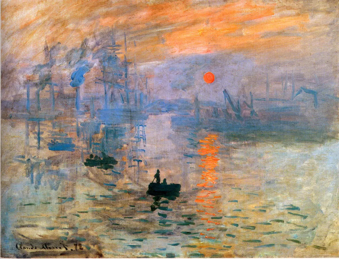 Impresión Sol Naciente. Claude Monet. (Pintura)