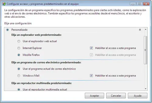 Windows - Cambiar el navegador Web predeterminado