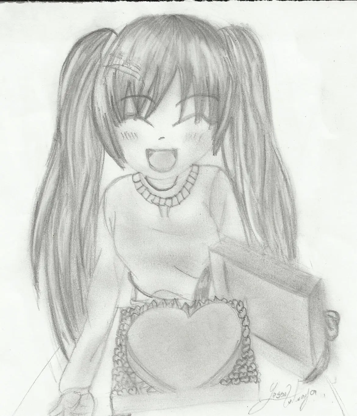 dibujo con grafito