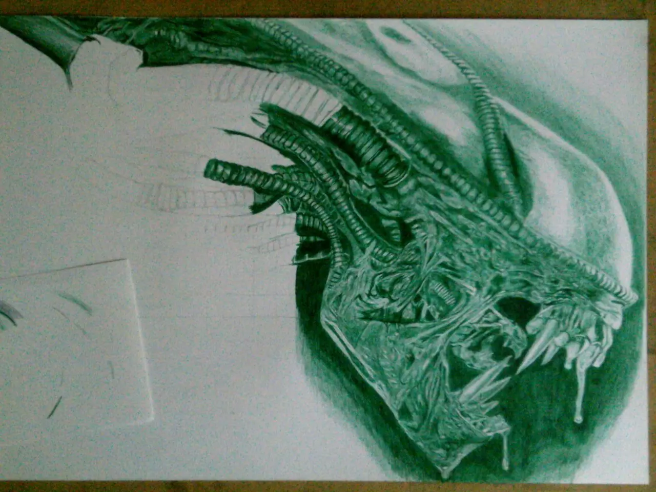 Aliens (boligrafo bic)