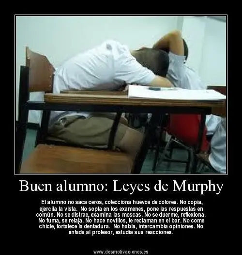 Leyes Murphy.¿Por que Existen?