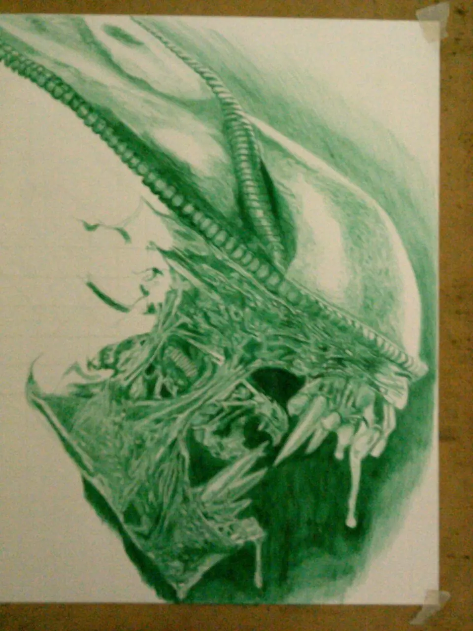 Aliens (boligrafo bic)