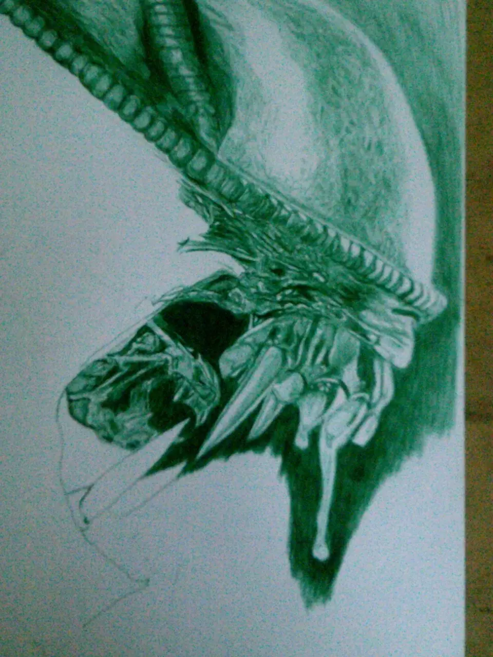 Aliens (boligrafo bic)
