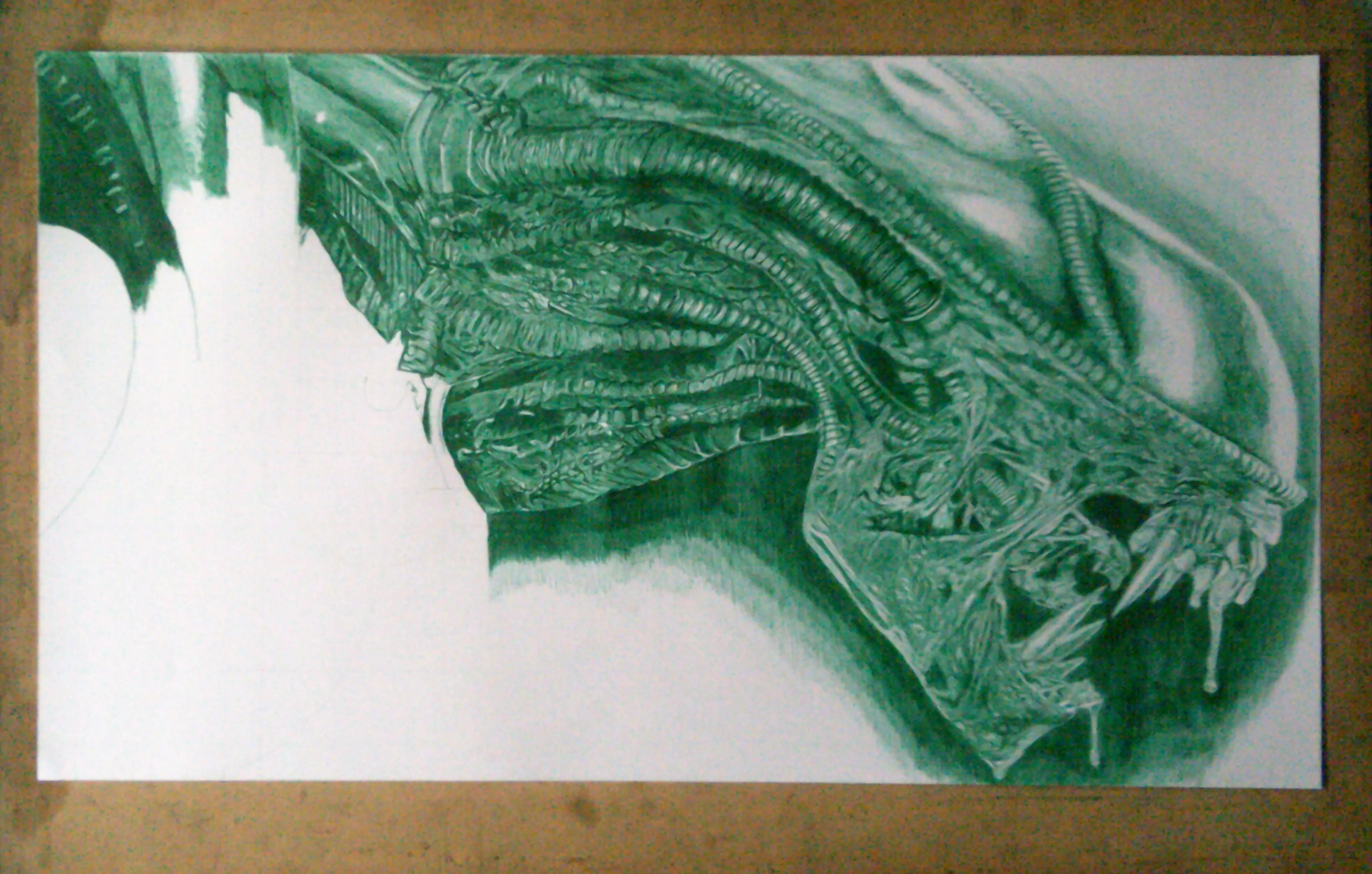 Aliens (boligrafo bic)