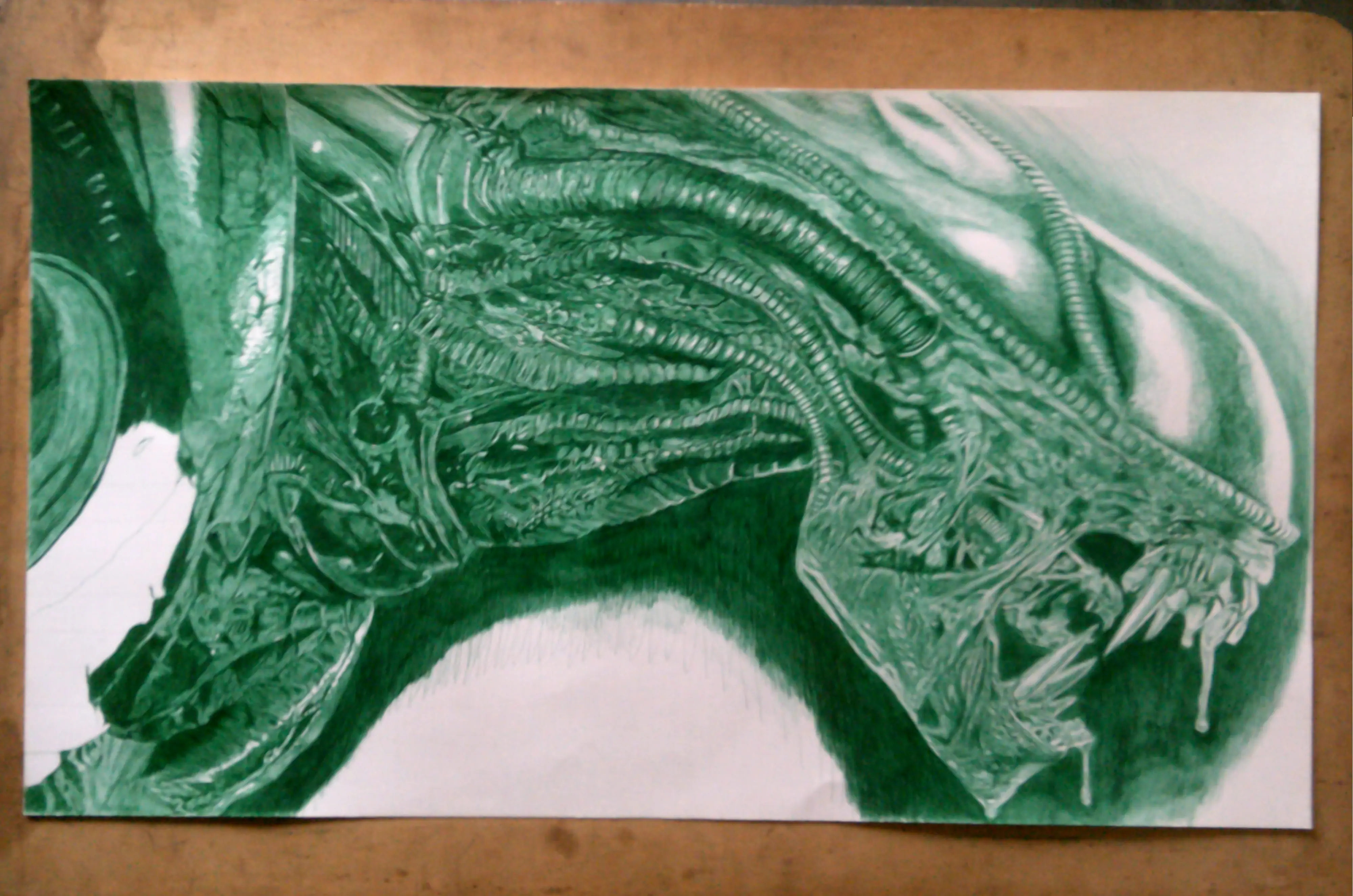 Aliens (boligrafo bic)