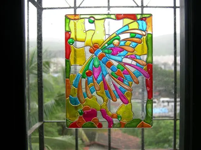 Como pintar Sobre Vidrio!