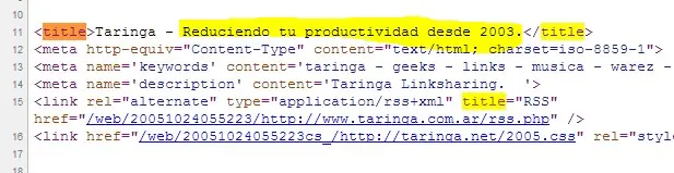 taringa de oro