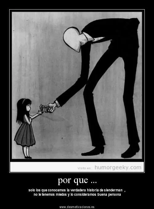 Slenderman y su gran historia de amistad.