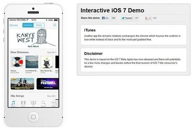 ¿Quieres probar iOS 7 desde tu navegador? Echa un vistazo