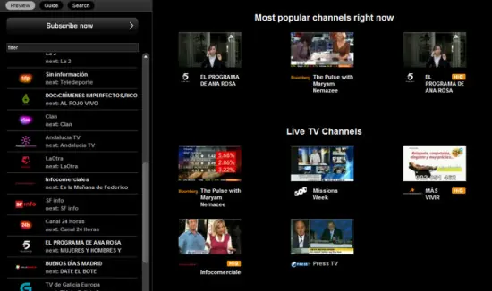 Herramientas para ver TV