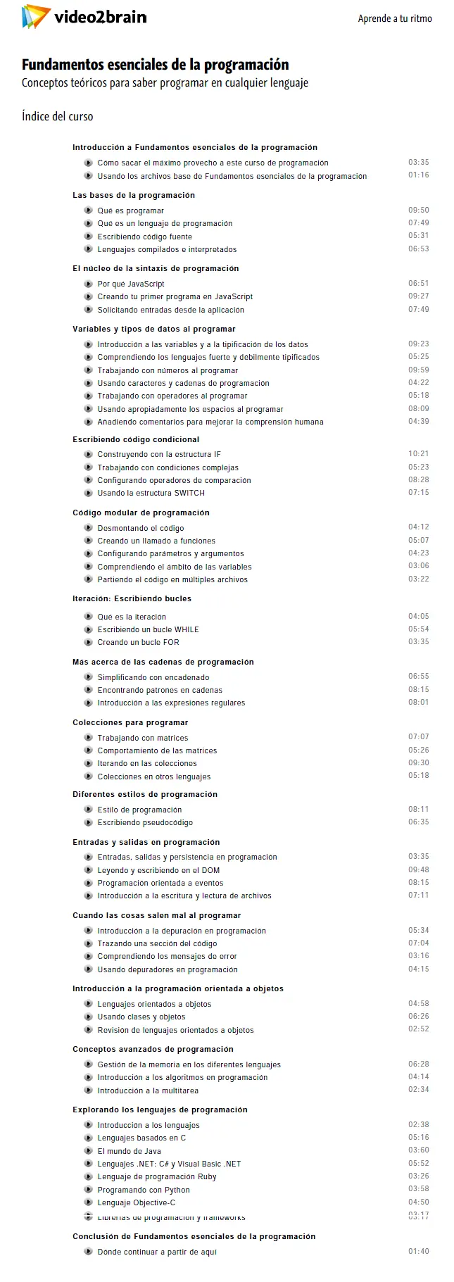 cursos