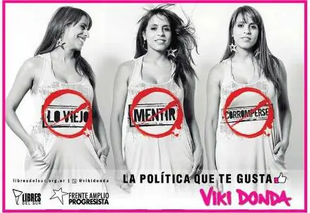 Los afiches "teen" de Victoria Donda