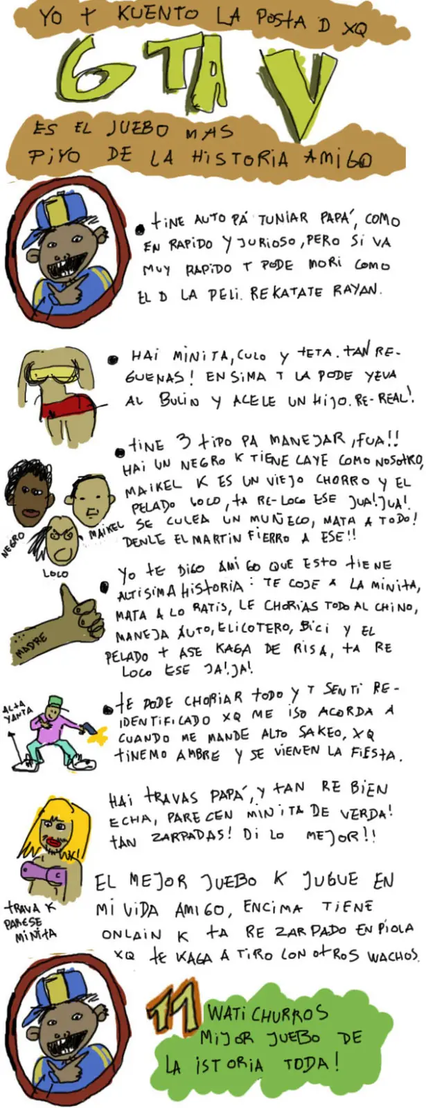 Review comica GTA V PC, Ps4, XBOX One