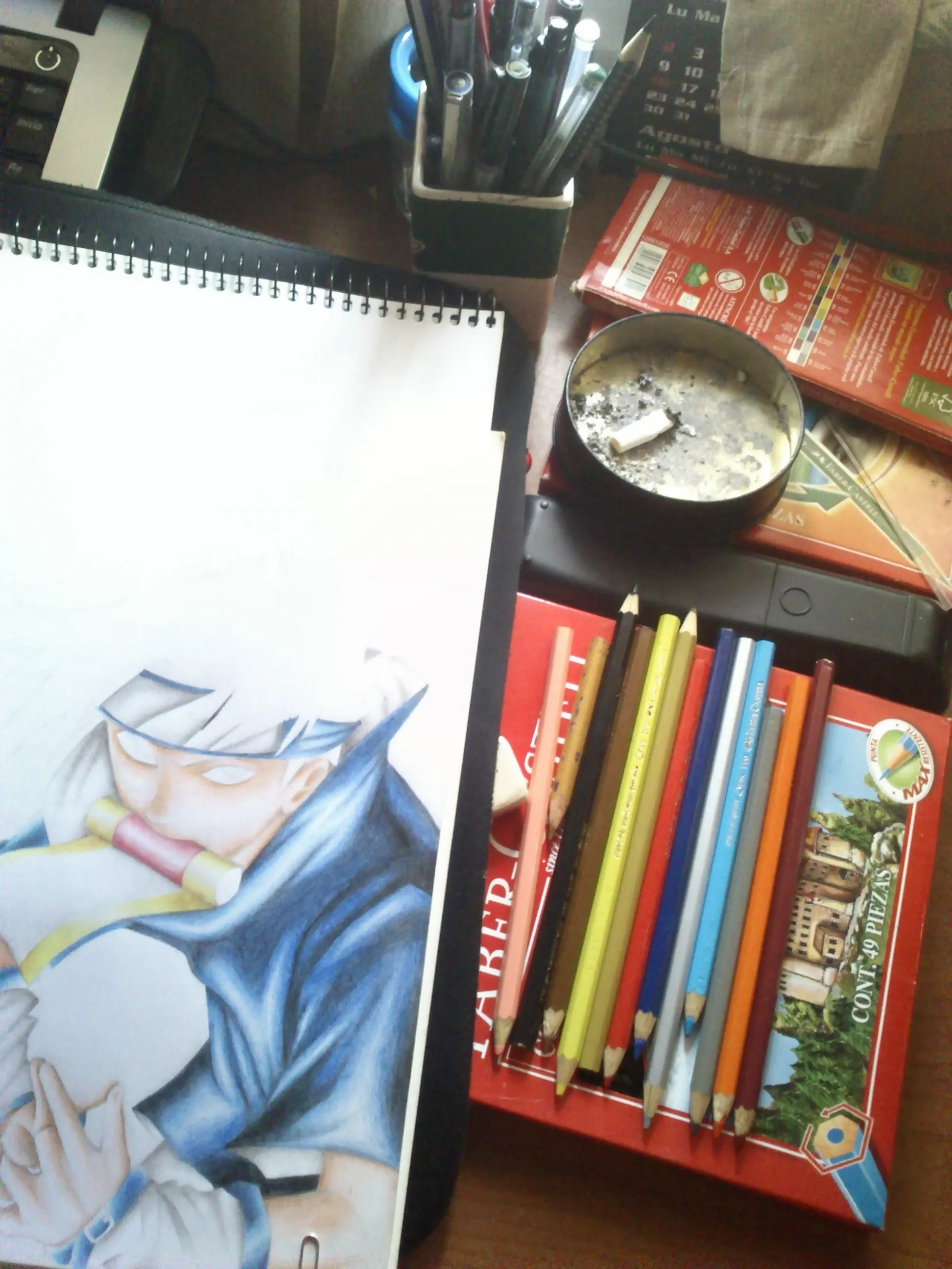 dibujo sasuke paso a paso (yras)