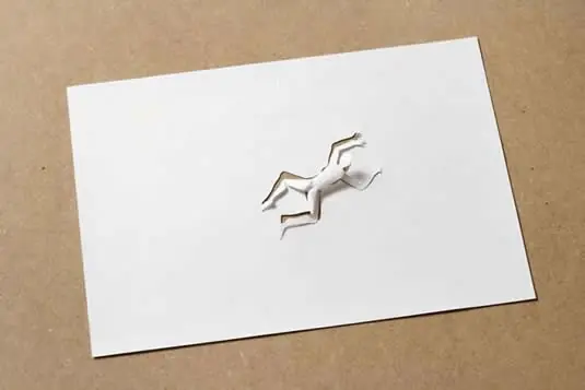 Recortes de papel, algo unico