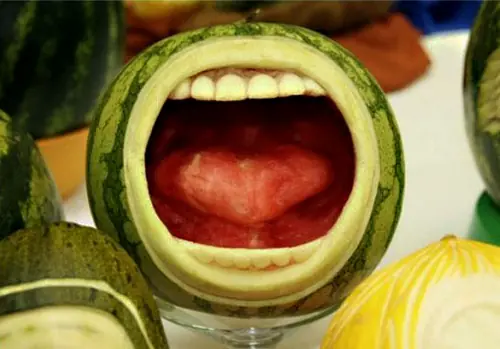 Esculturas con Sandia!!!!!