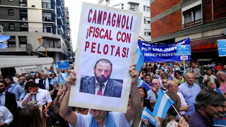 18J: convocan a marcha y bocinazo en apoyo a Campagnoli