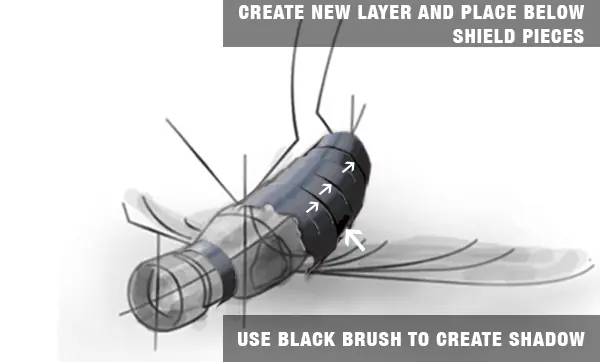 tutorial Illustration camara espia mosca Illustration