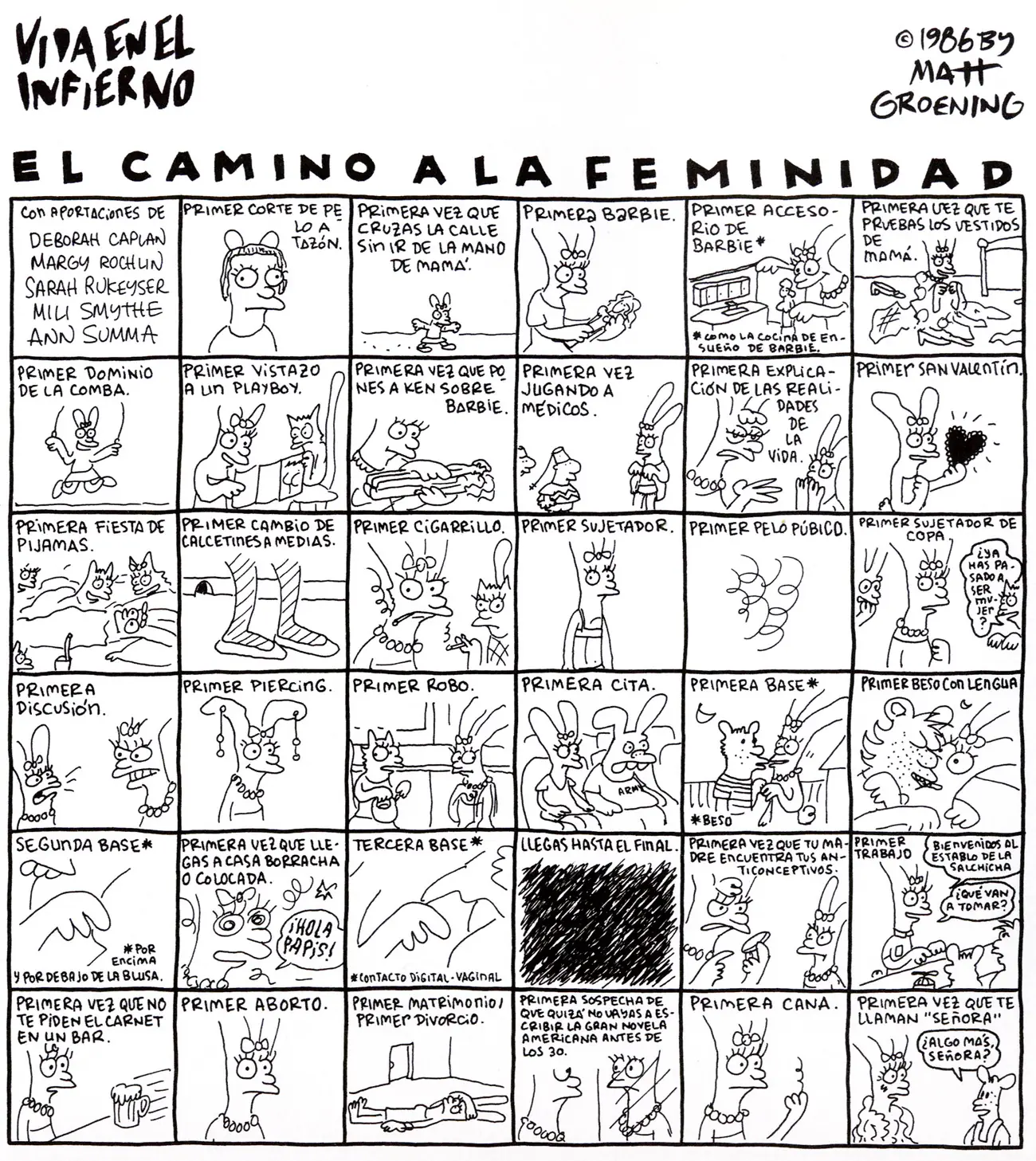 El comic del creador de los Simpsons! M.G.