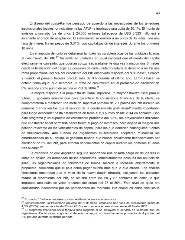 La Deuda Argentina-Historia, Default y Reestructuracion(3/3)