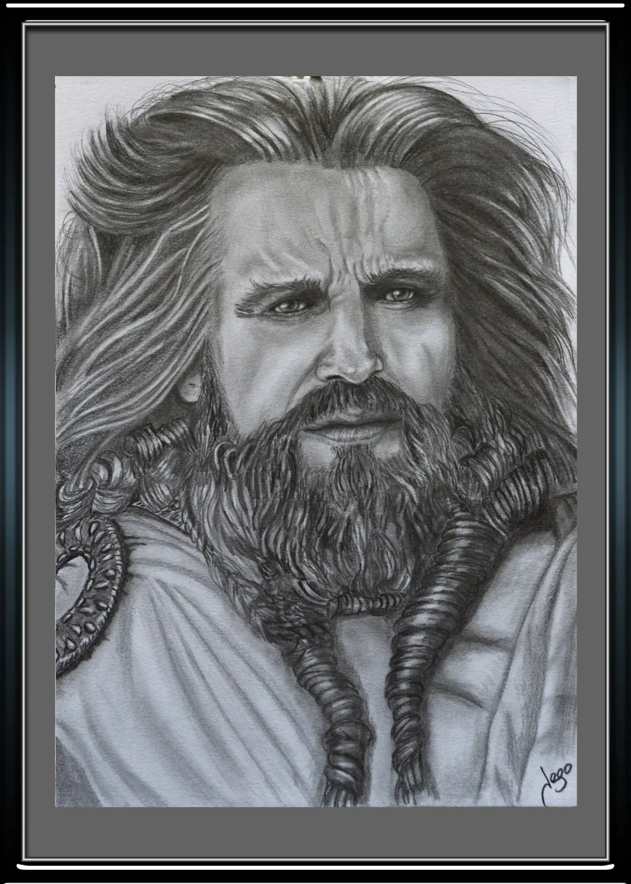 Liam Neeson Dibujo a lápiz